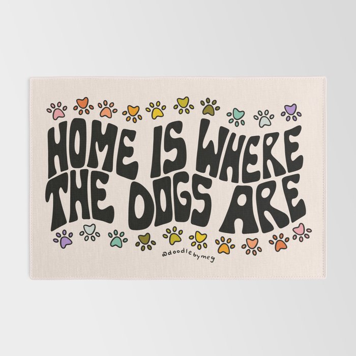 Home Is Where The Dogs Are Rug Gallery Image 2
