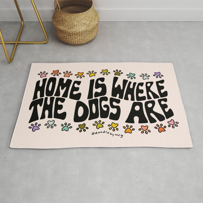 Home Is Where The Dogs Are Rug Gallery Image 1