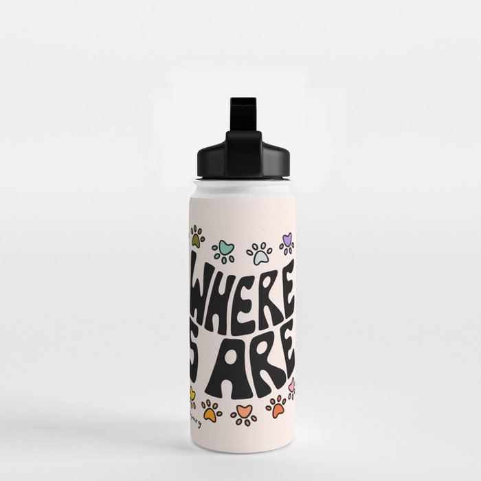Home Is Where The Dogs Are Water Bottle Gallery Image 2