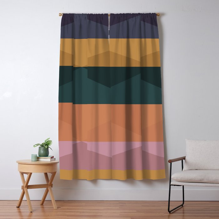 Triangular Pattern II Window Curtain Gallery Image 5