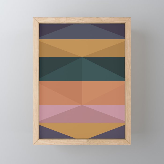 Triangular Pattern II Mini Art Print Gallery Image 1