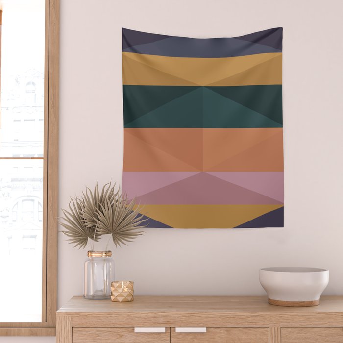 Triangular Pattern II Wall Tapestry Gallery Image 2