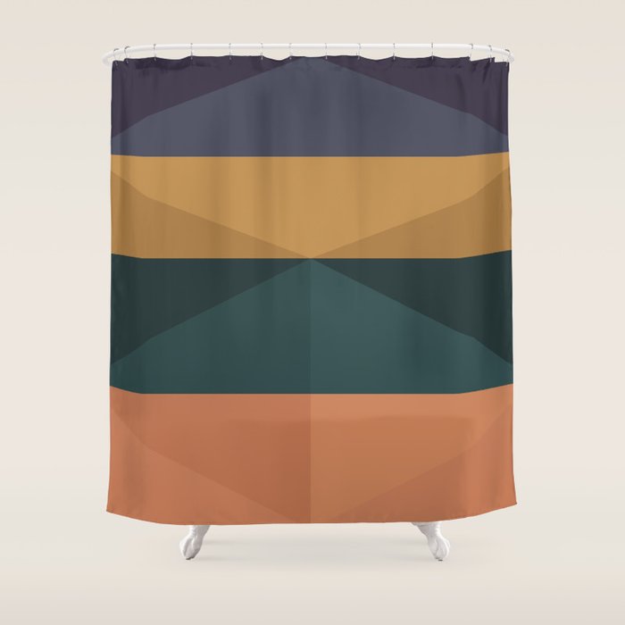 Triangular Pattern II Shower Curtain Gallery Image 1