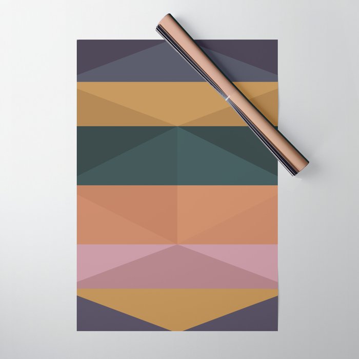 Triangular Pattern II Wrapping Paper Gallery Image 1