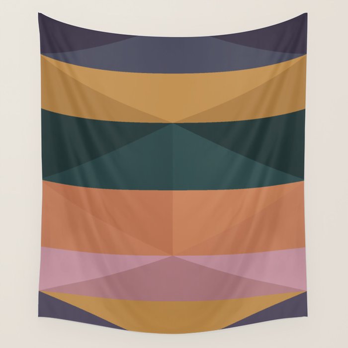 Triangular Pattern II Wall Tapestry Gallery Image 1