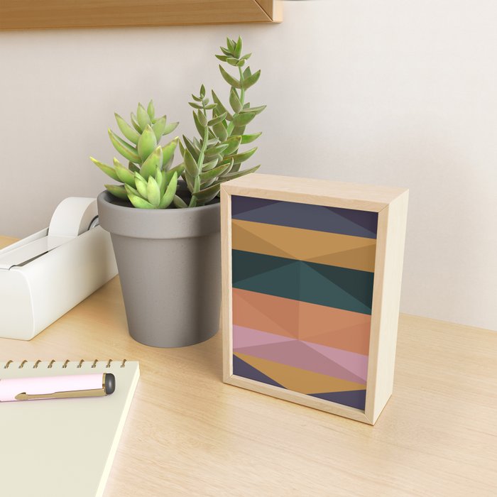 Triangular Pattern II Mini Art Print Gallery Image 2