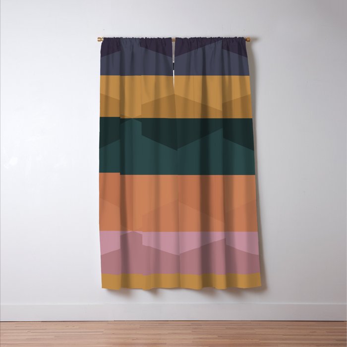 Triangular Pattern II Window Curtain Gallery Image 3