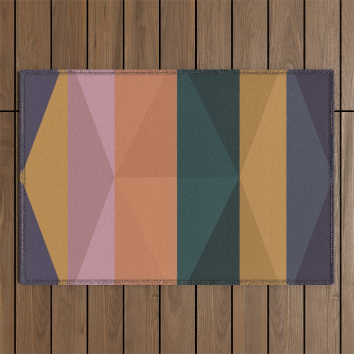 Triangular Pattern II Outdoor Rug Gallery Image 1
