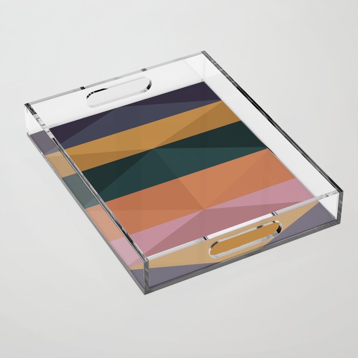 Triangular Pattern II Acrylic Tray Gallery Image 1