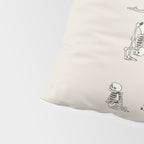 Skeleton Yoga Pillow Sham Gallery Image 4