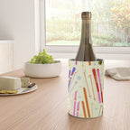 Colorful Winter Skiing Design Wine Chiller Gallery Image 4