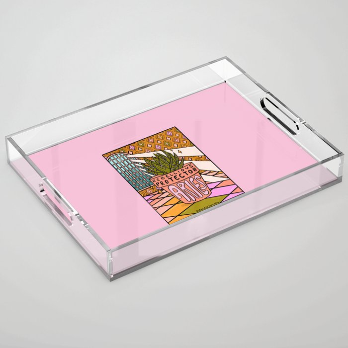 Aries Plant Acrylic Tray Gallery Image 1