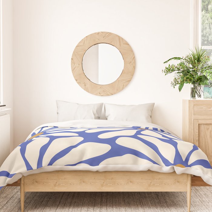 Sunny Floral Blue Duvet Cover Gallery Image 3