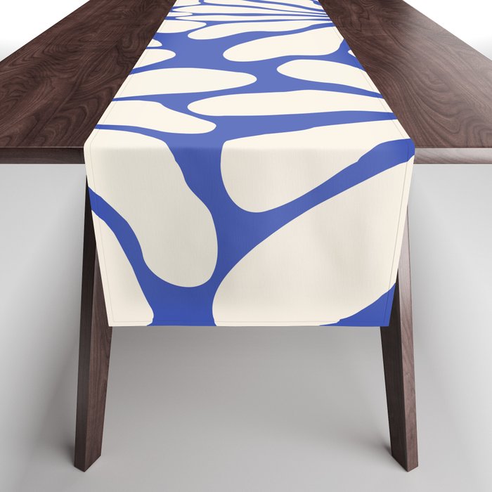 Sunny Floral Blue Table Runner Gallery Image 1