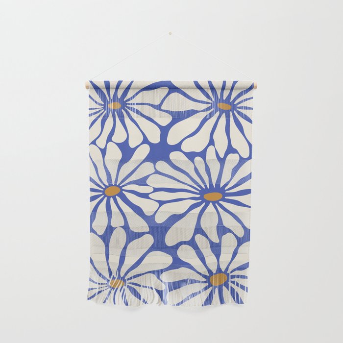 Sunny Floral Blue Wall Hanging Gallery Image 1