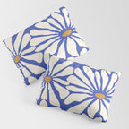 Sunny Floral Blue Pillow Sham Gallery Image 3