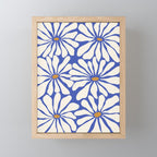 Sunny Floral Blue Mini Art Print Gallery Image 1