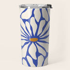 Sunny Floral Blue Travel Mug Gallery Image 2