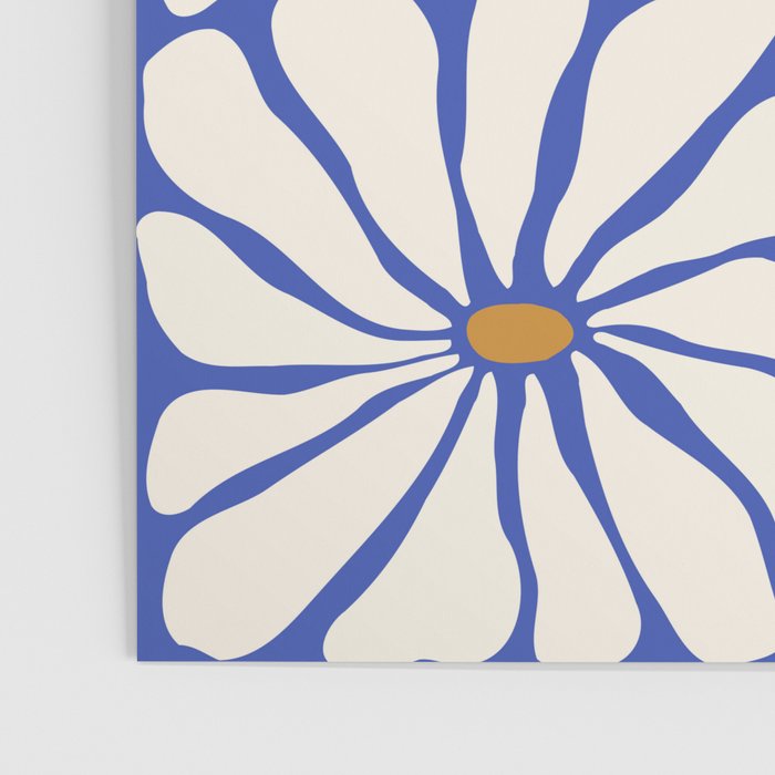 Sunny Floral Blue Poster Gallery Image 3