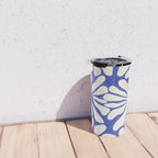 Sunny Floral Blue Travel Mug Gallery Image 4
