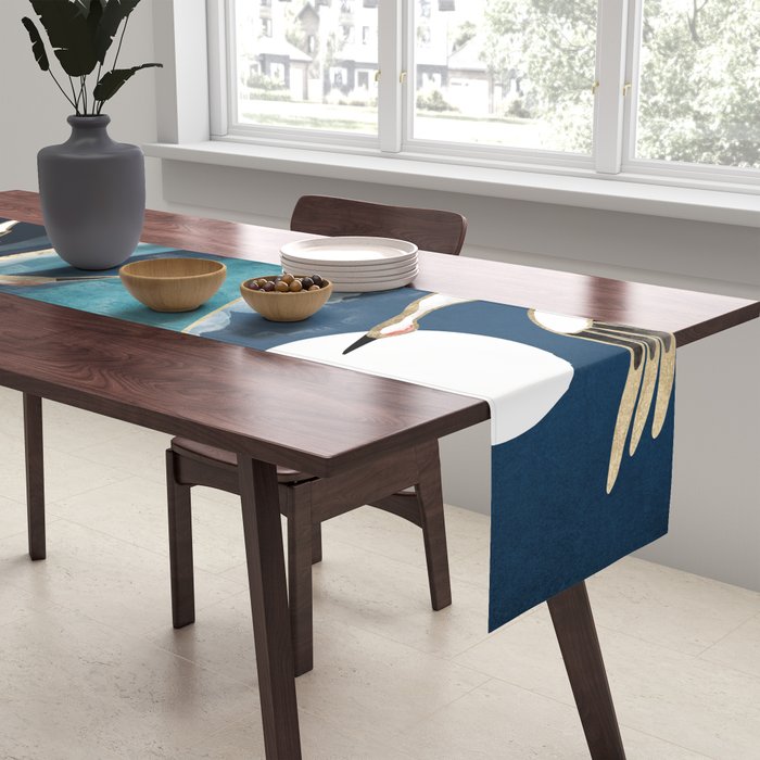 Midnight Cranes Table Runner Gallery Image 2