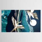 Midnight Cranes Tablecloth Gallery Image 2