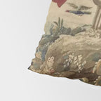 Antique 18th Century Chinoiserie French Gobelin Tapestry Pillow Sham Gallery Image 4