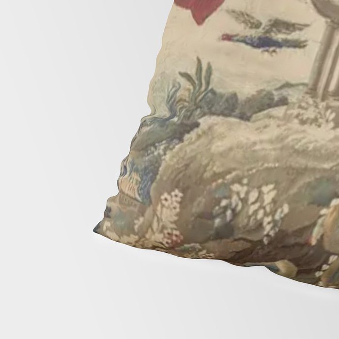 Antique 18th Century Chinoiserie French Gobelin Tapestry Pillow Sham Gallery Image 4