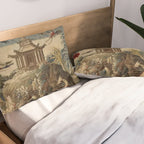 Antique 18th Century Chinoiserie French Gobelin Tapestry Pillow Sham Gallery Image 2