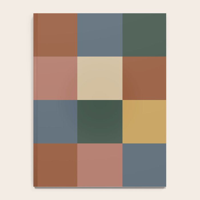 Bold Retro Checks Pattern - Large XI Notebook Gallery Image 4