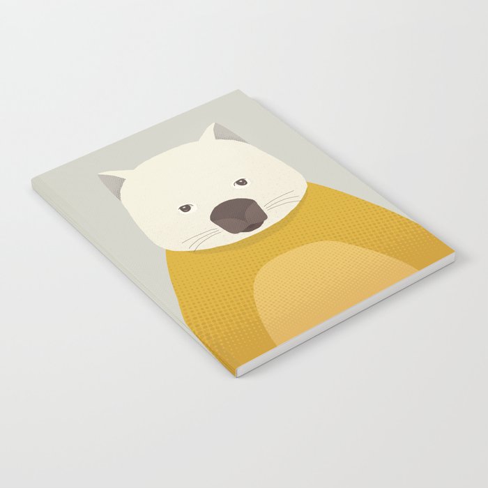 Whimsy Wombat, Animal Portrait Notebook Gallery Image 2