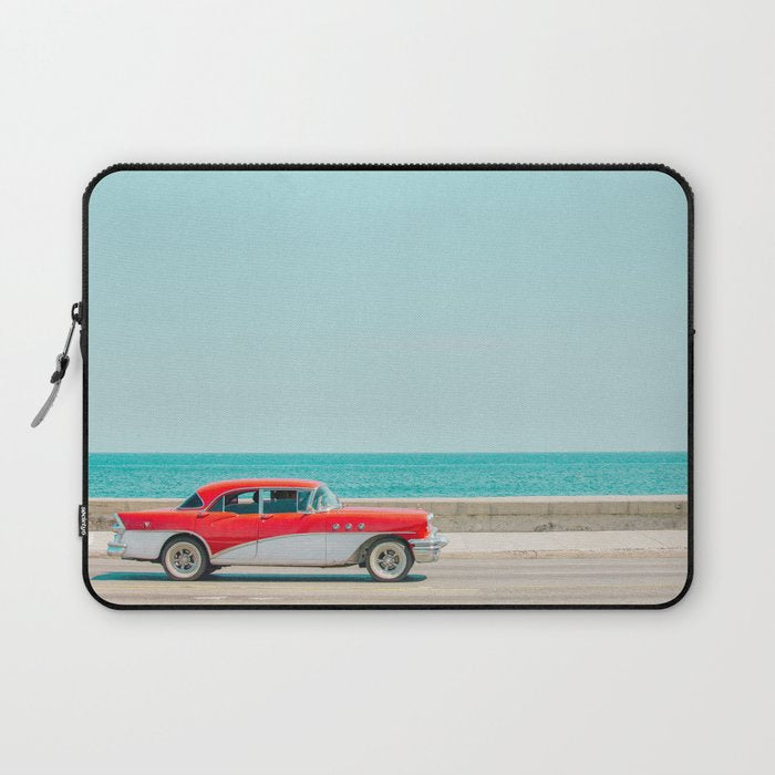 Ocean Drive - Havana Cuba Travel Photography Laptop Sleeve Gallery Image 1