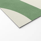 Abstract Lines Composition - Green Welcome Mat Gallery Image 2