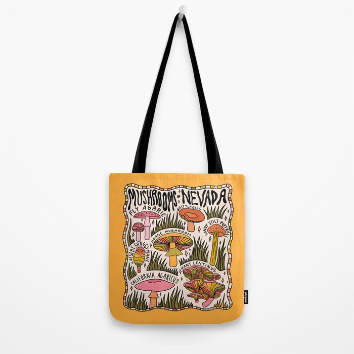 Mushrooms of Nevada Tote Bag Gallery Image 2