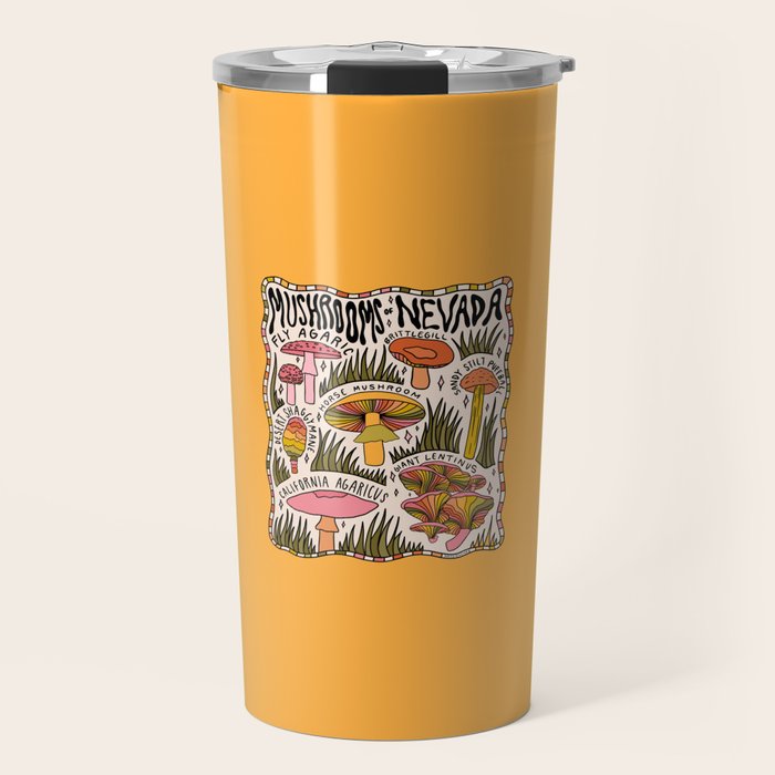 Mushrooms of Nevada Travel Mug Gallery Image 1