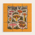 Mushrooms of Nevada Wood Wall Art Gallery Image 1