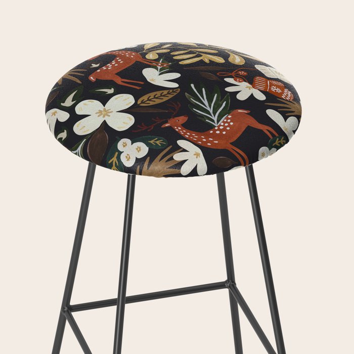Christmas holiday night III Stool Gallery Image 2