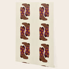 Cowgirl Boots - Fuchsia & Orange Wallpaper Gallery Image 2
