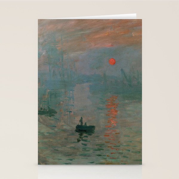 Impression, Sunrise, Claude Monet Stationery Card Gallery Image 2