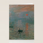 Impression, Sunrise, Claude Monet Stationery Card Gallery Image 2