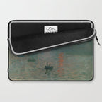 Impression, Sunrise, Claude Monet Laptop Sleeve Gallery Image 2