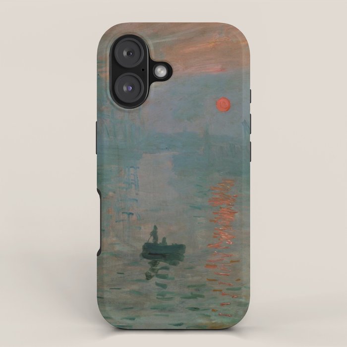 Impression, Sunrise, Claude Monet iPhone Case Gallery Image 1
