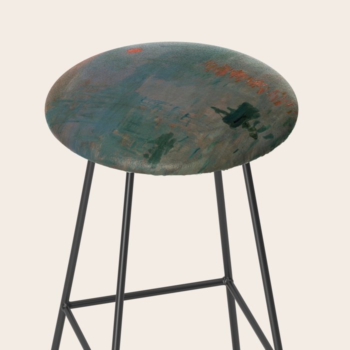 Impression, Sunrise, Claude Monet Stool Gallery Image 2