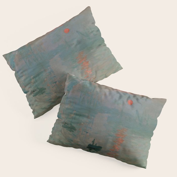 Impression, Sunrise, Claude Monet Pillow Sham Gallery Image 3