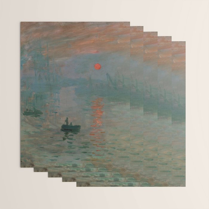 Impression, Sunrise, Claude Monet Wrapping Paper Gallery Image 3