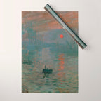 Impression, Sunrise, Claude Monet Wrapping Paper Gallery Image 1