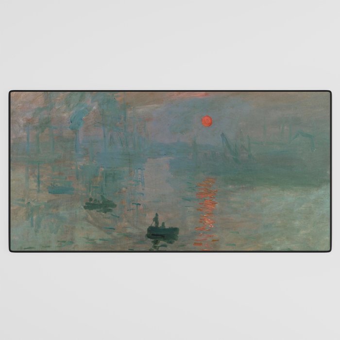 Impression, Sunrise, Claude Monet Desk Mat Gallery Image 3