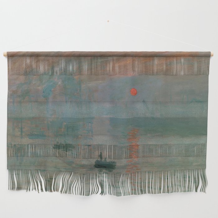 Impression, Sunrise, Claude Monet Wall Hanging Gallery Image 1