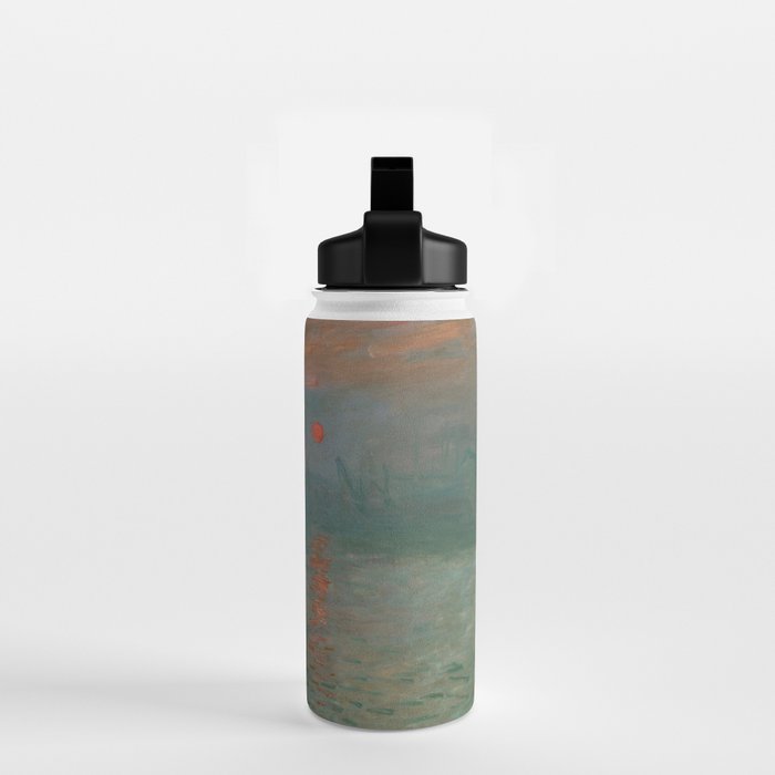 Impression, Sunrise, Claude Monet Water Bottle Gallery Image 2