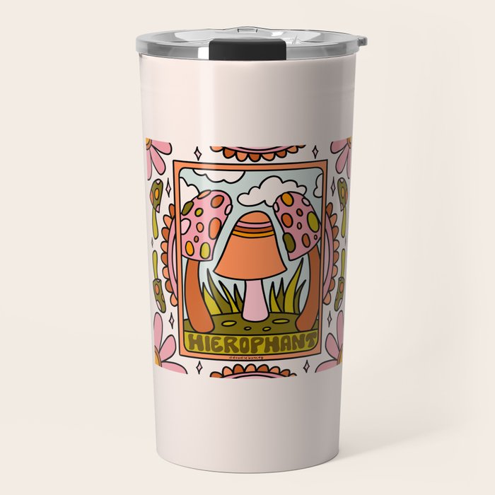 5. The Hierophant Mushroom Travel Mug Gallery Image 1